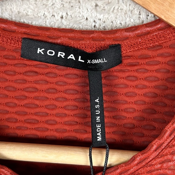 Revolve Koral Top Womens‎ X-Small Rogue Aerate Shiny Netz Tank Top Gym Workout - Picture 9 of 12